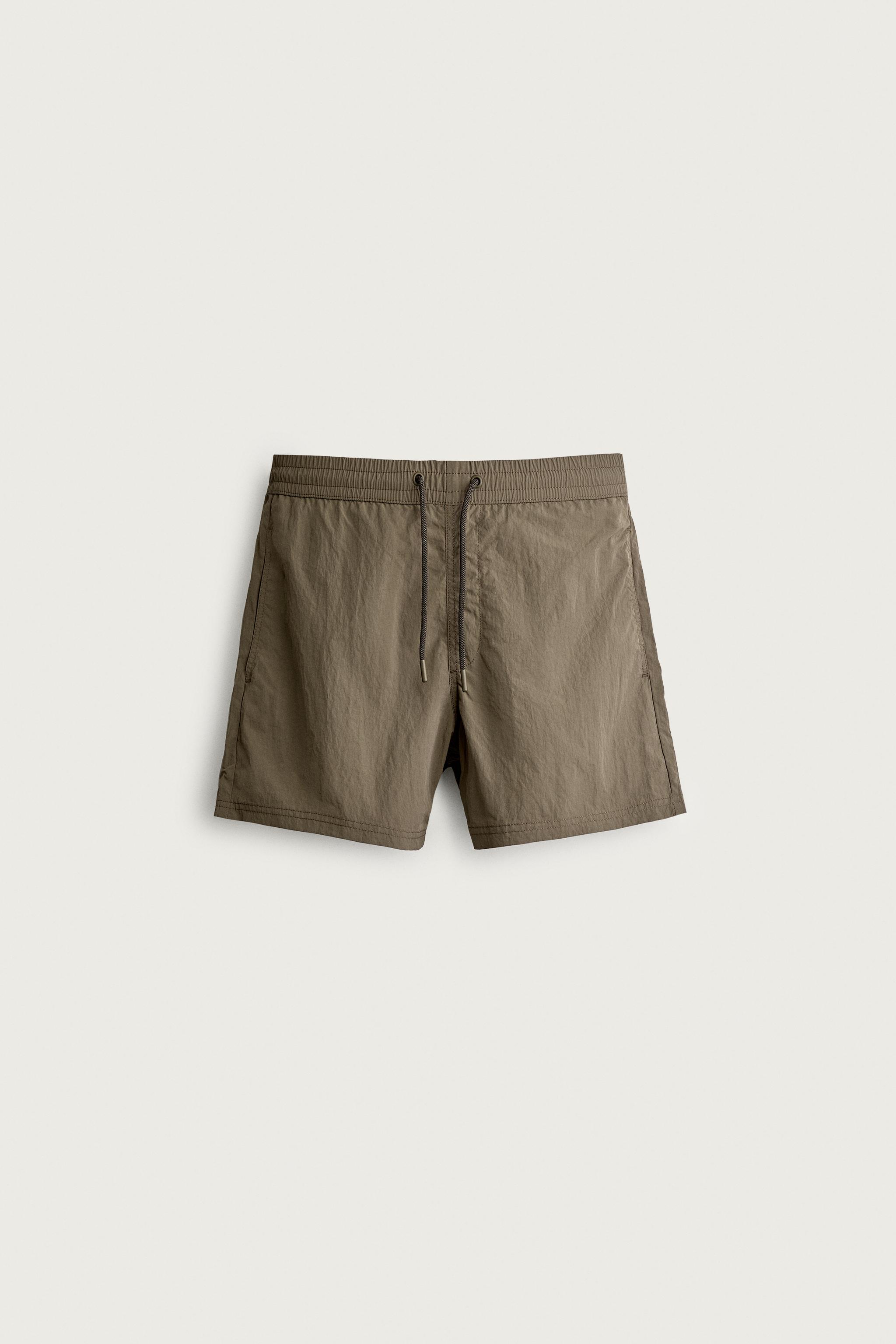 BASIC MID-LENGTH SWIM TRUNKS